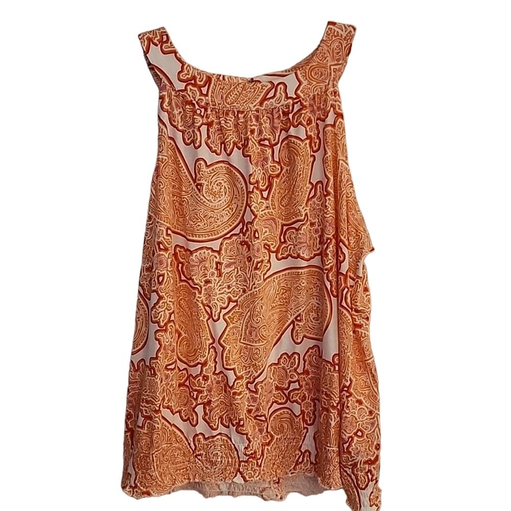 MICHAEL Michael Kors Sleeveless Blouse, NWT, Orange/Peach, Size 14